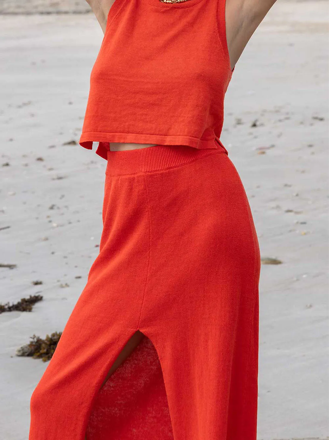 Arcaa Movement - Poppy Skirt - Hibiscus