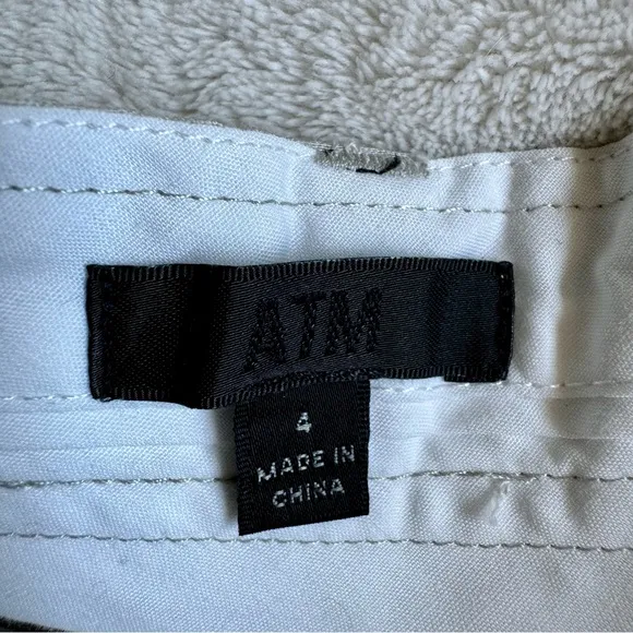 ATM Anthony Thomas Melillo Linen Rayon Twill shorts in Frost