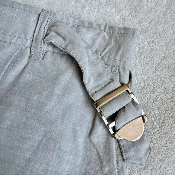 ATM Anthony Thomas Melillo Linen Rayon Twill shorts in Frost