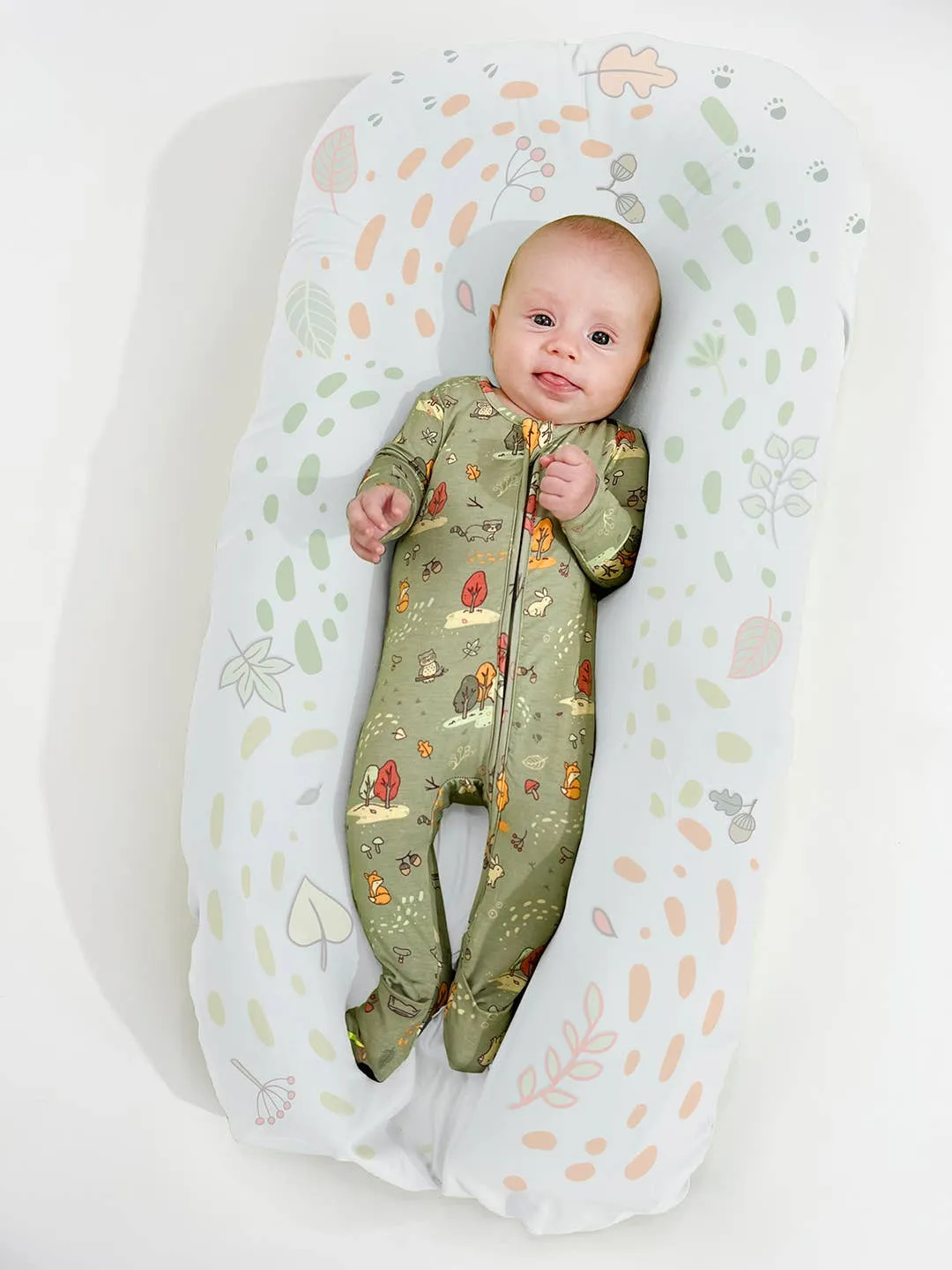 Autumn Animals Bamboo Convertible Footie