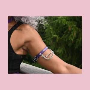 Azrael vegan or leather arm harness
