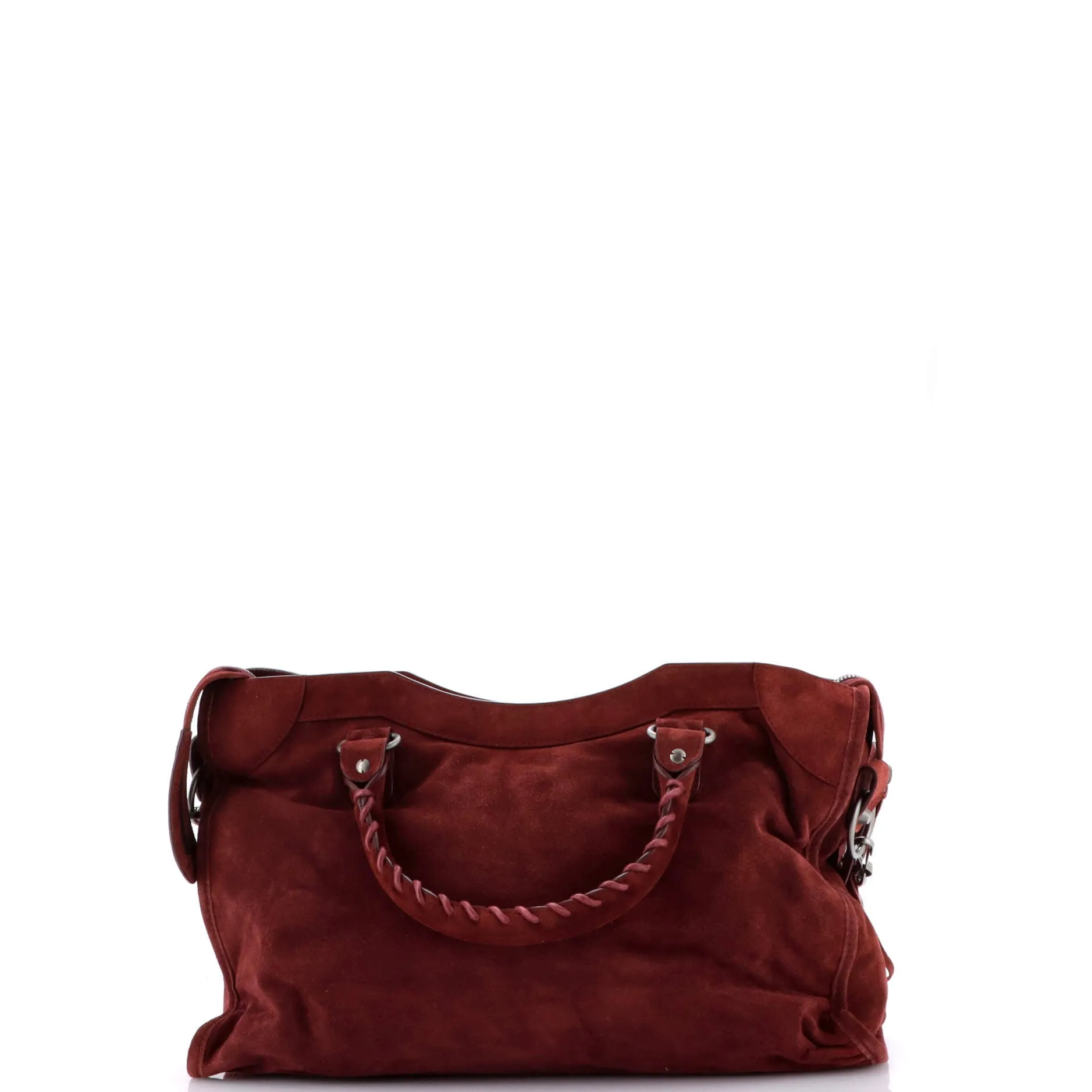 Baby Daim City Classic Studs Bag Suede Medium