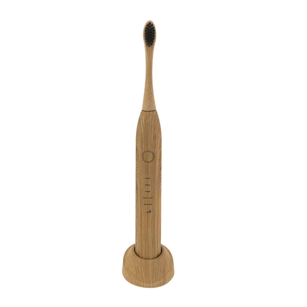 Bamboo Electric Toothbrush Set