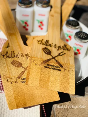 Bamboo Grill Scraper