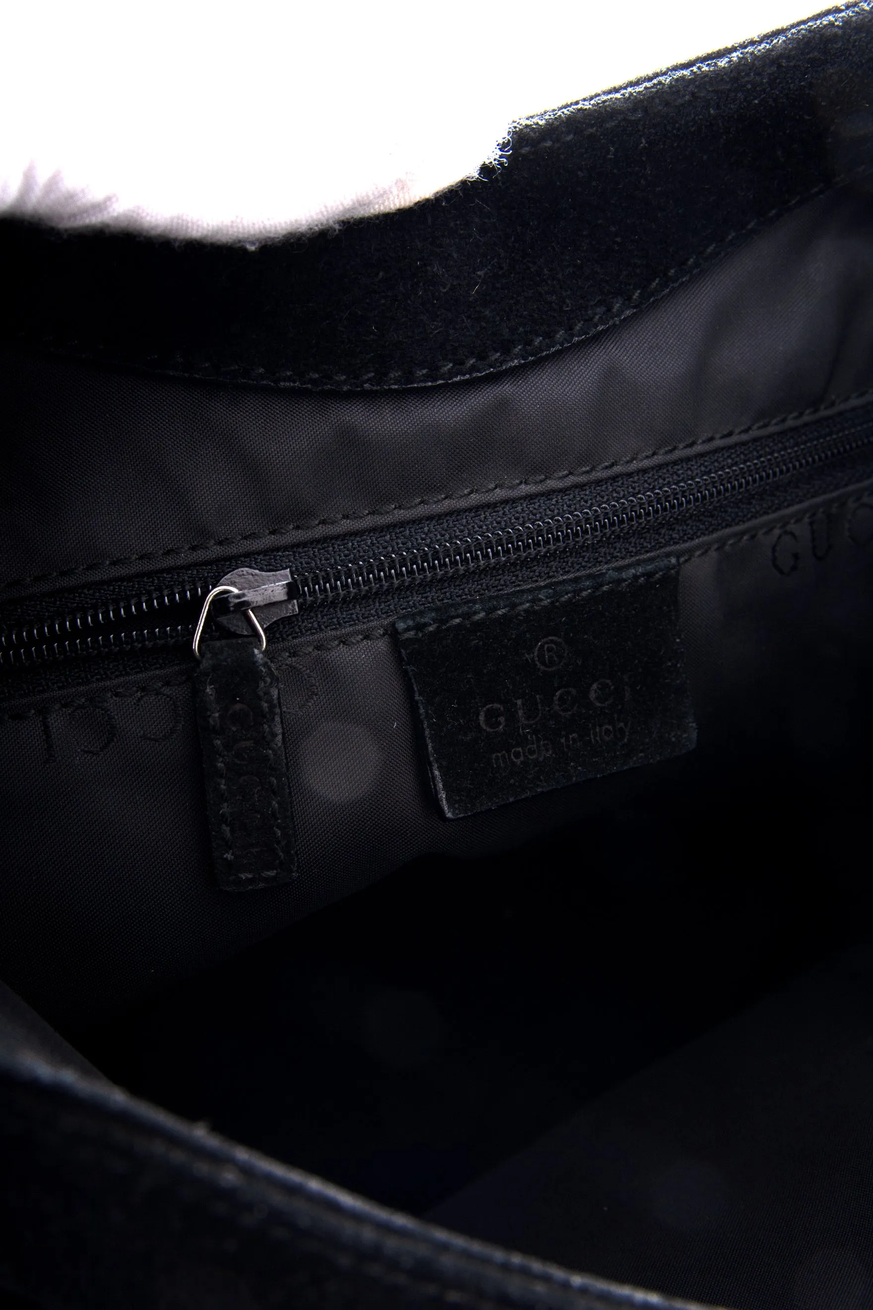 Bamboo Handle Bag in Black