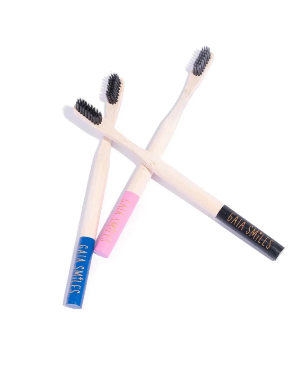 Bamboo Toothbrush with Activated Charcoal Bristles