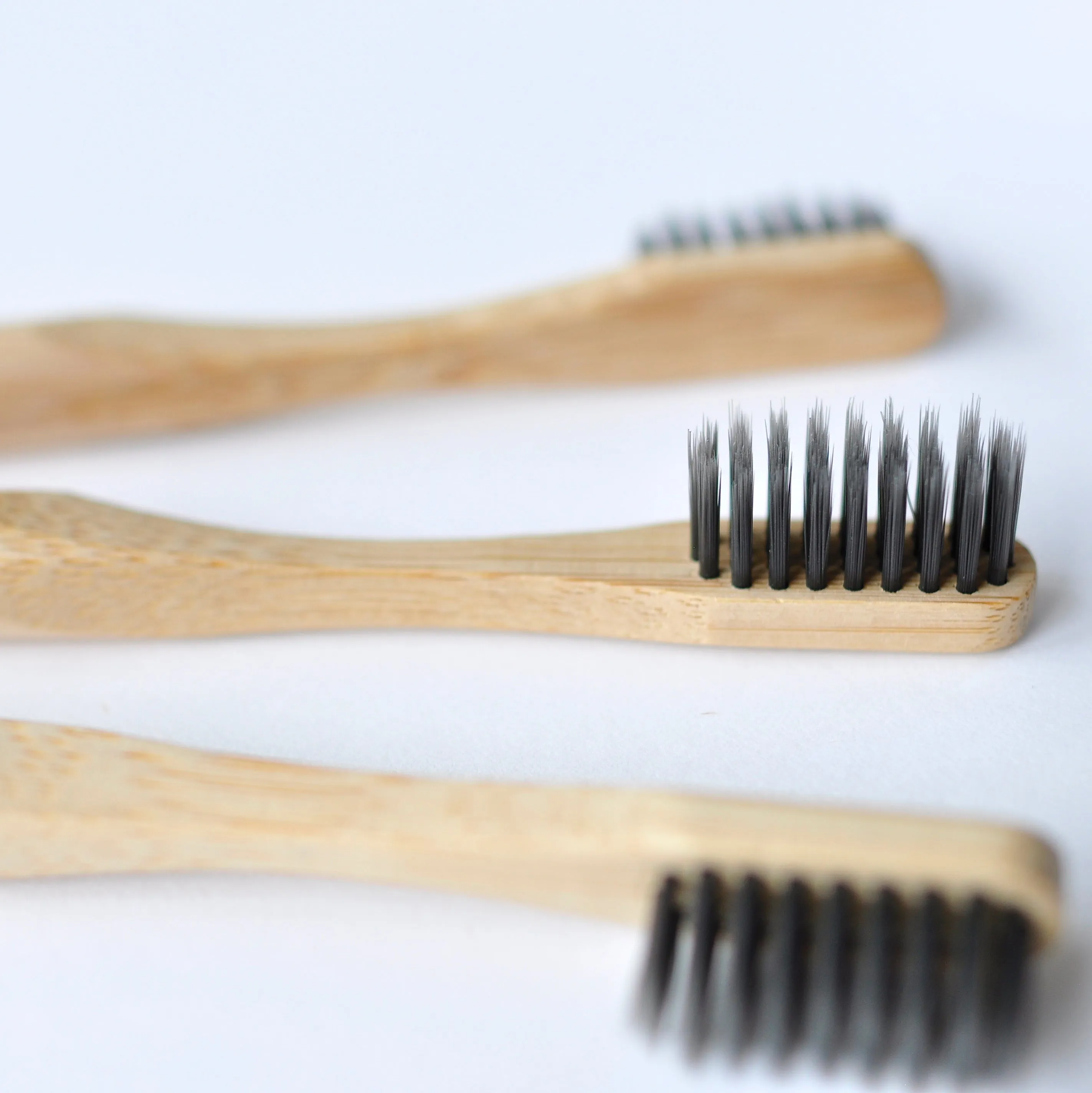 Bamboo Toothbrush with Charcoal Bristles