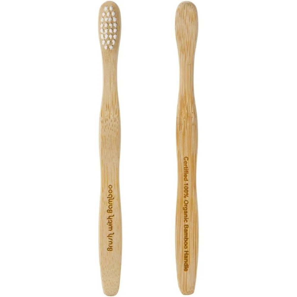 Bamboo Toothbrush with Plant-Based Bristles - Child (Soft Bristles)