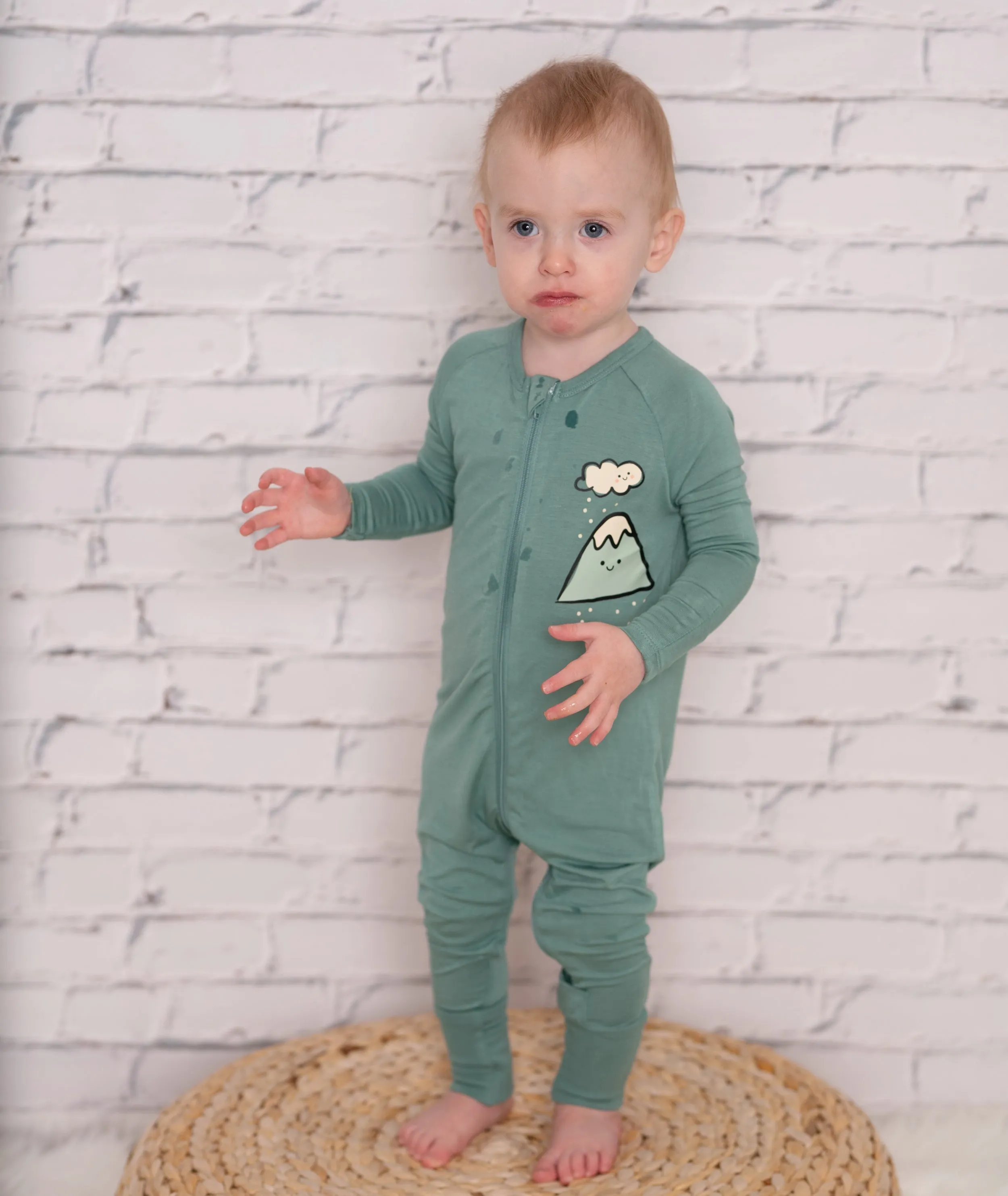 Bamboo Two Way Zipper Romper (West Coast)