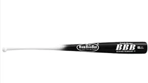 BamBooBat Youth Baseball Bat - White/Black