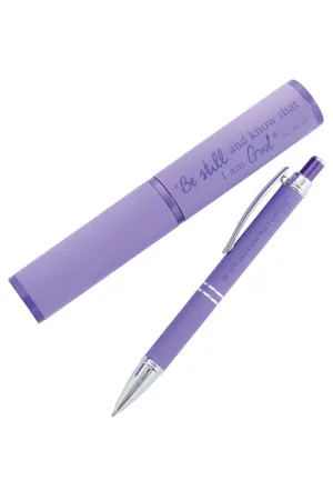 Be Still And Know Pen In Gift Case