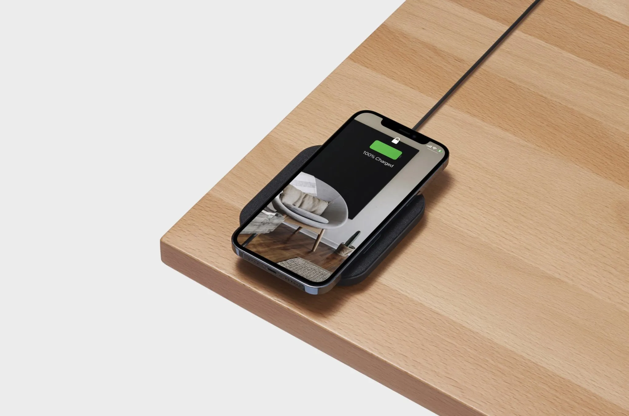 BELGIAN LINEN CATCH:1 WIRELESS CHARGER