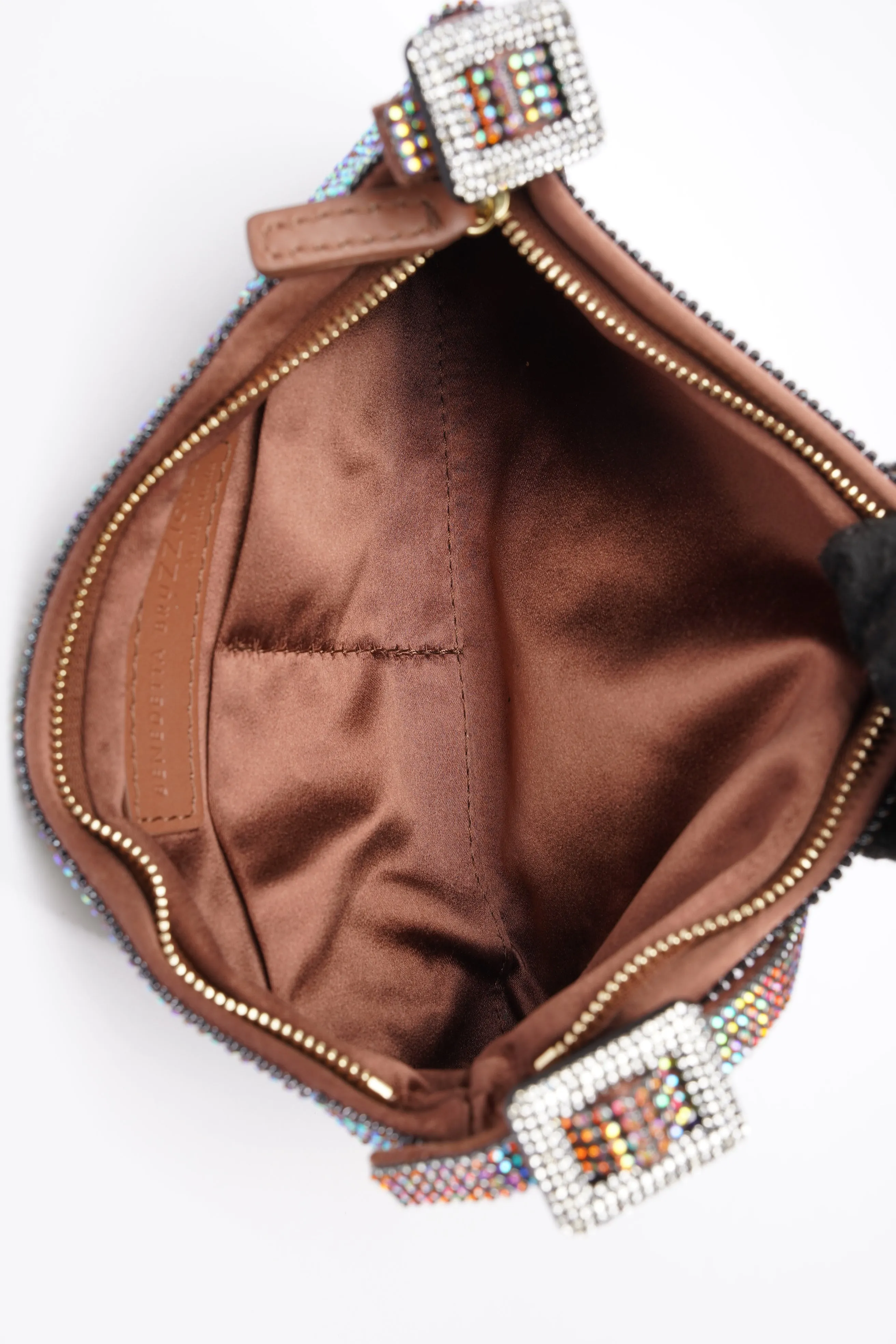 Benedetta Bruzziches Your Best Friend La Grande Rose Gold Crystal Silk