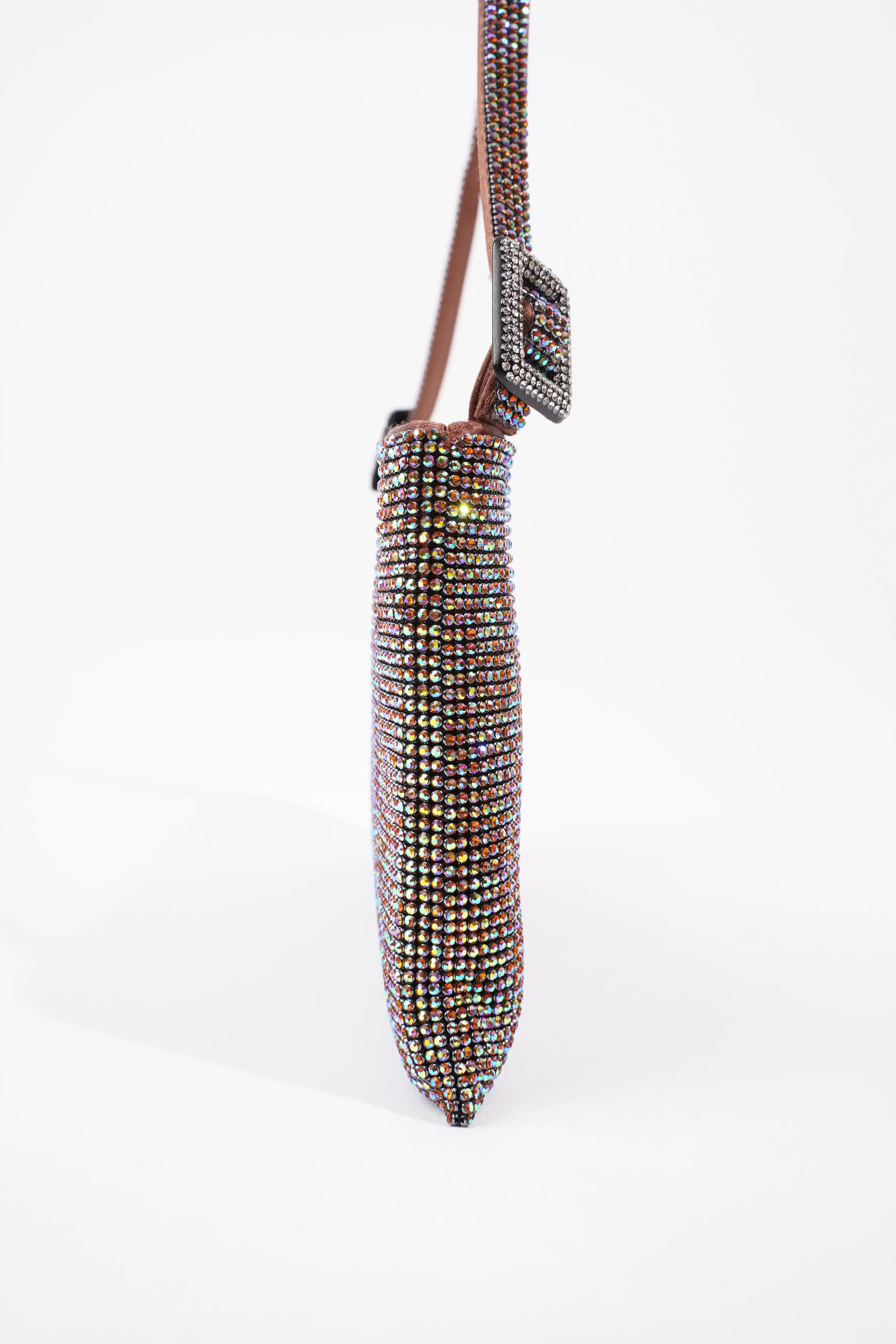 Benedetta Bruzziches Your Best Friend La Grande Rose Gold Crystal Silk