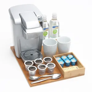 Beverage organizer tray - Bamboo