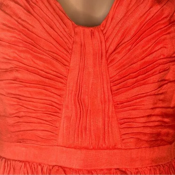 BHLDN Quillaree Vivacity Shift Dress Coral
