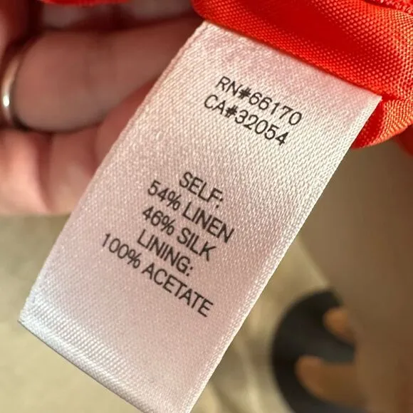 BHLDN Quillaree Vivacity Shift Dress Coral