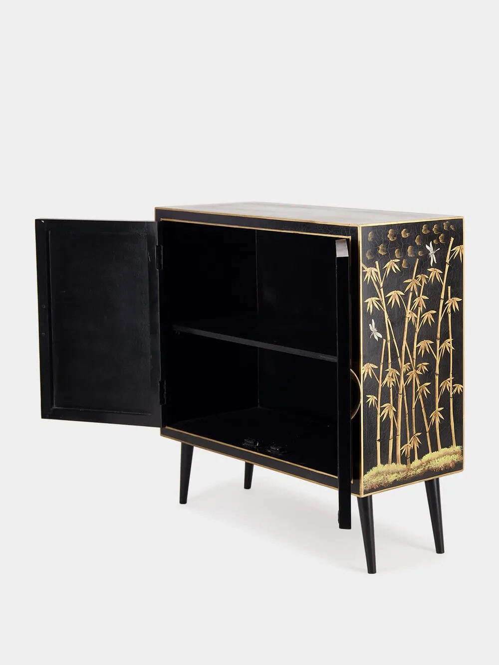 Black Bamboo Cabinet