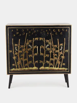 Black Bamboo Cabinet