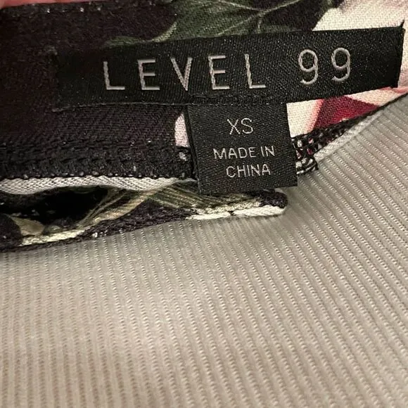 Black denim, overalls, Level 99 floral Amelia dress