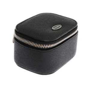 Black Leather Organizer Case Box