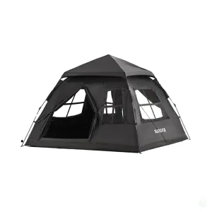 BLACKDOG Automatic Camping Tent for 3-4 People - Waterproof 150D, 2000mm