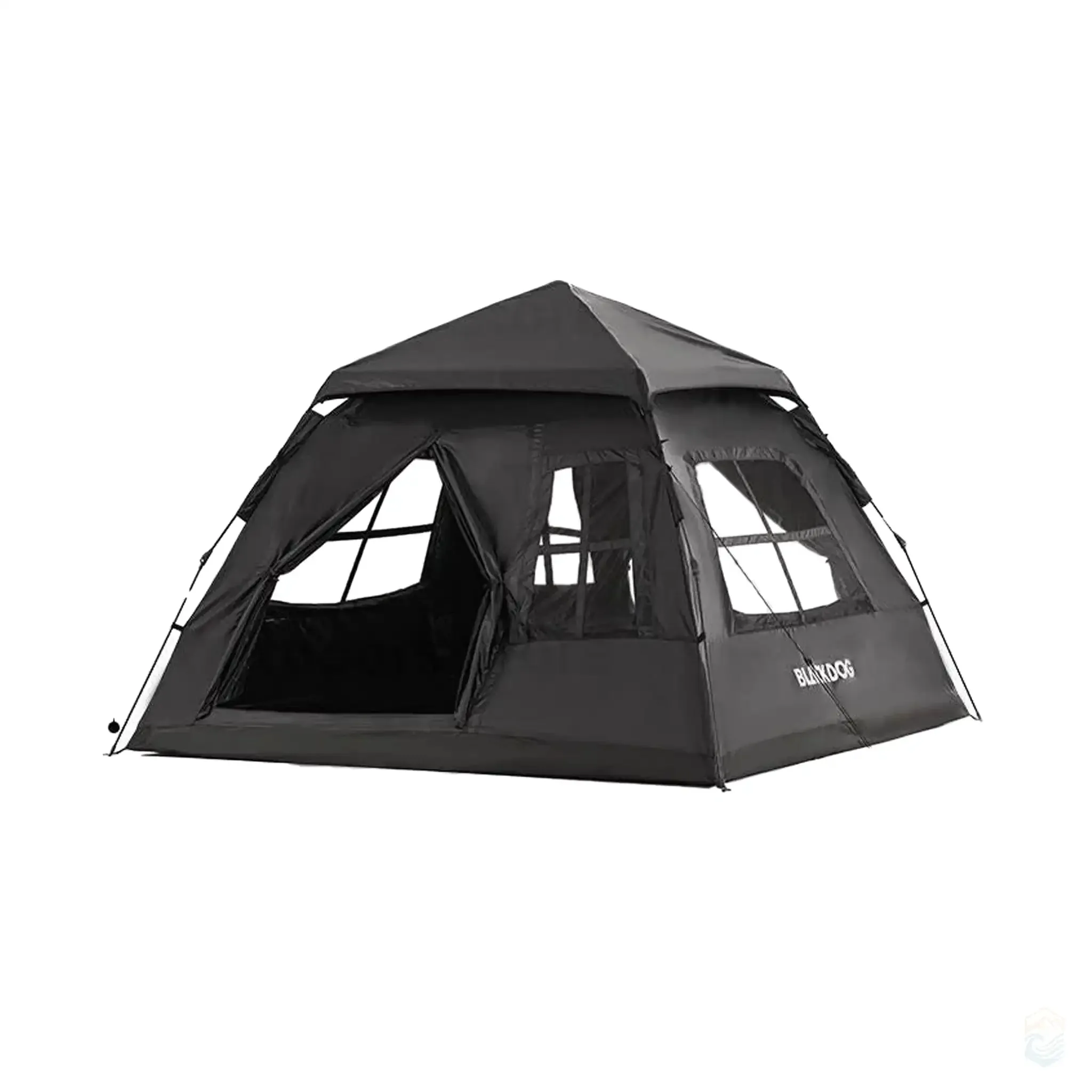 BLACKDOG Automatic Camping Tent for 3-4 People - Waterproof 150D, 2000mm