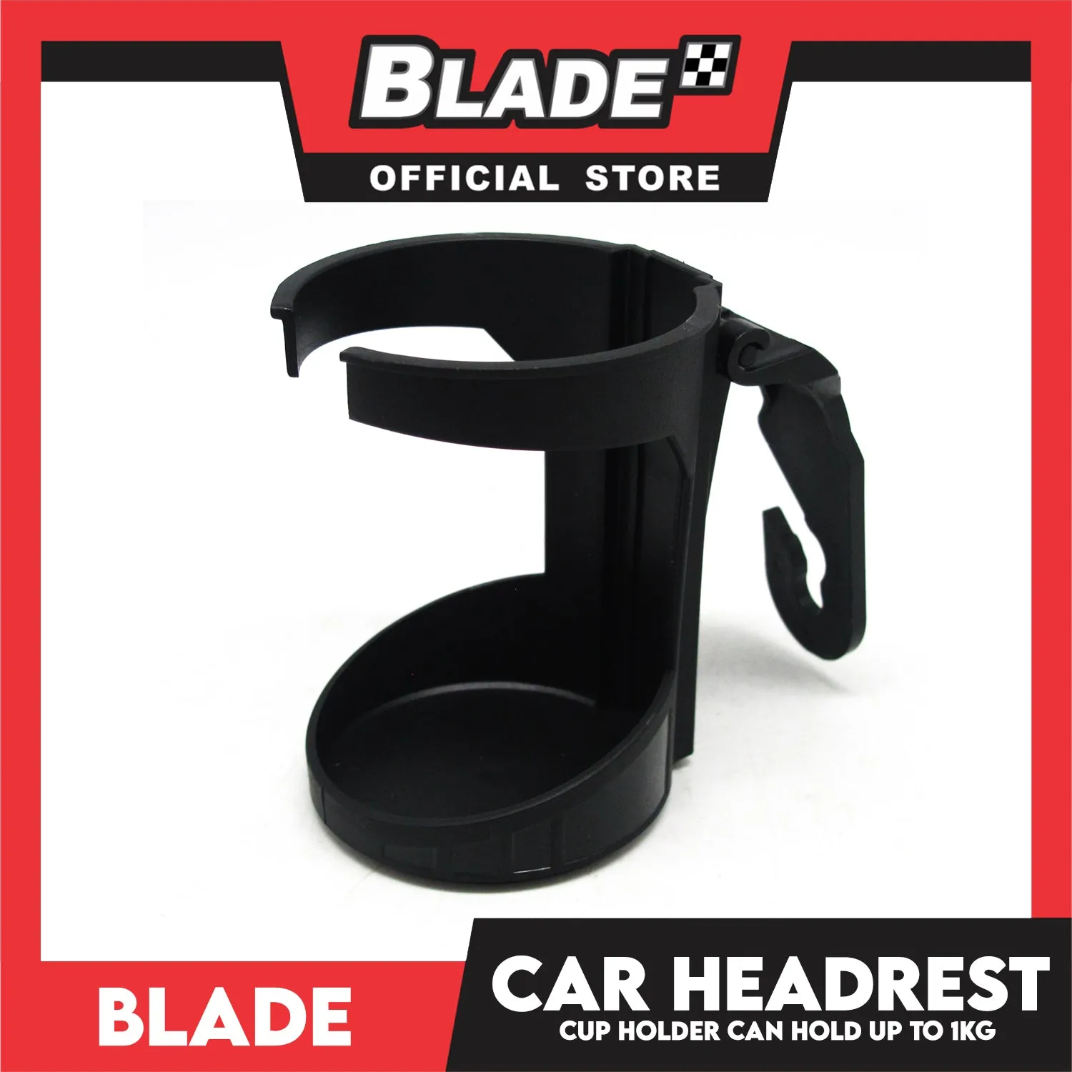 Blade Portable Trash Bin and Car Headrest Cup Holder