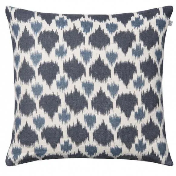 Blue & Palace Blue Assam Linen Pillow
