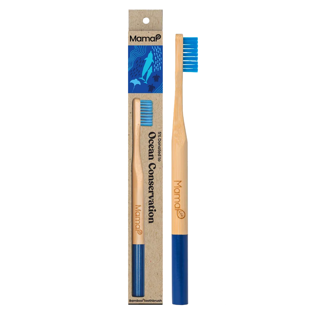 Blue Bamboo Toothbrush | MamaP