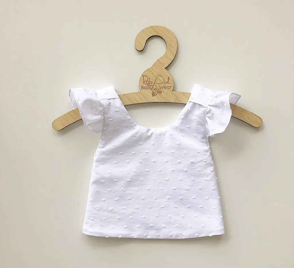 Blush Linen Pinafore Set