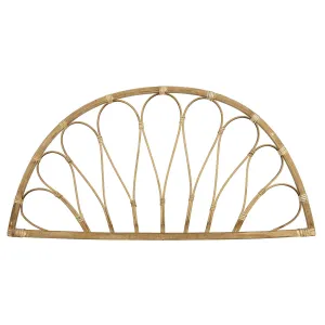 Bohemian Bamboo Half Moon Wall Decor