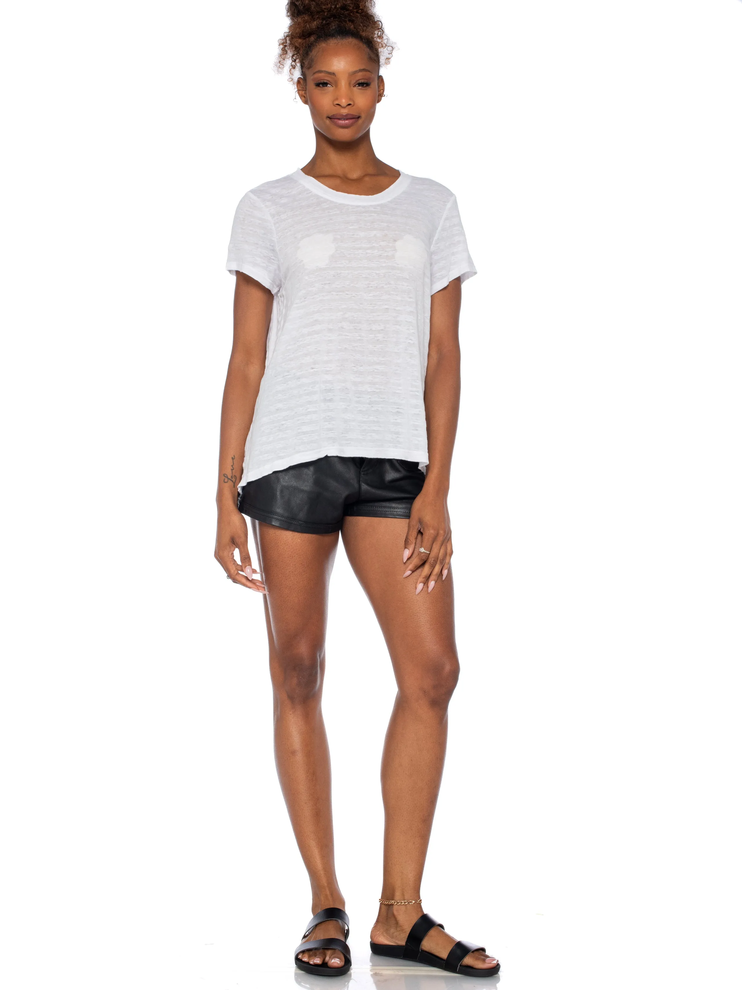 Boy Tee Vented Hem Short Sleeve