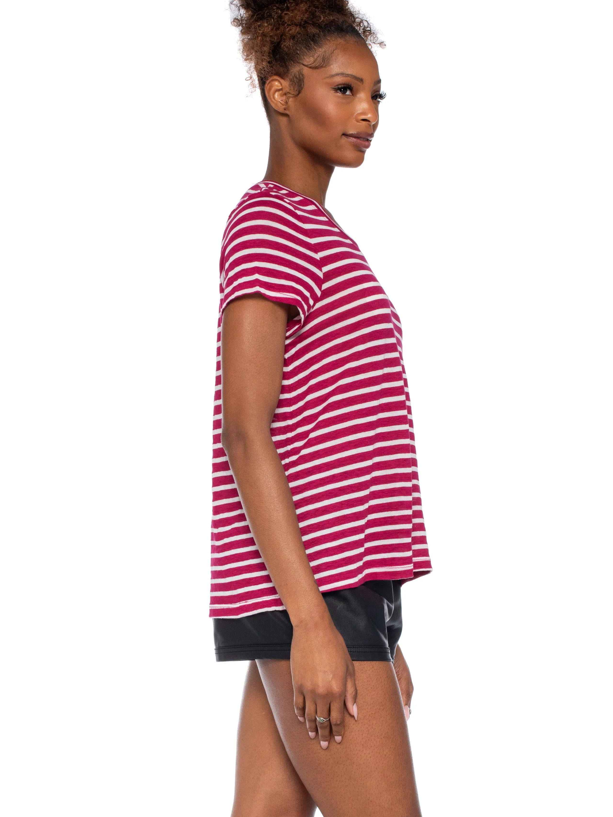 Boy Tee Vented Hem Short Sleeve