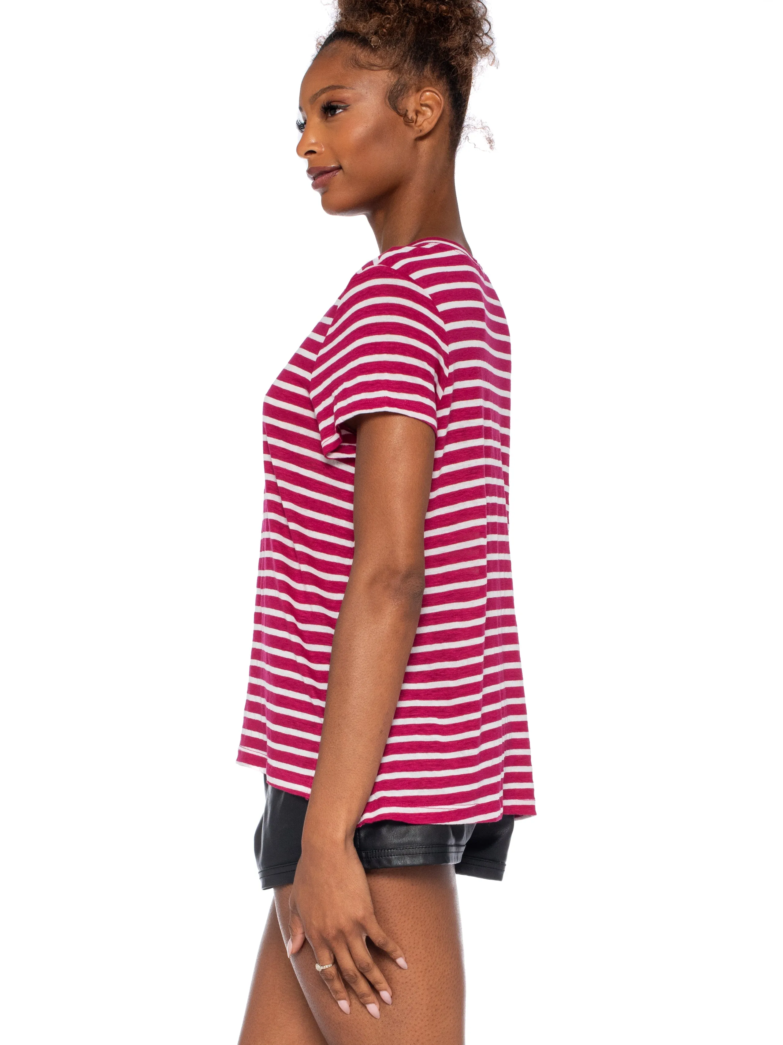 Boy Tee Vented Hem Short Sleeve