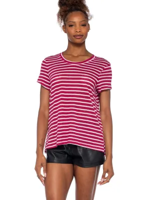 Boy Tee Vented Hem Short Sleeve