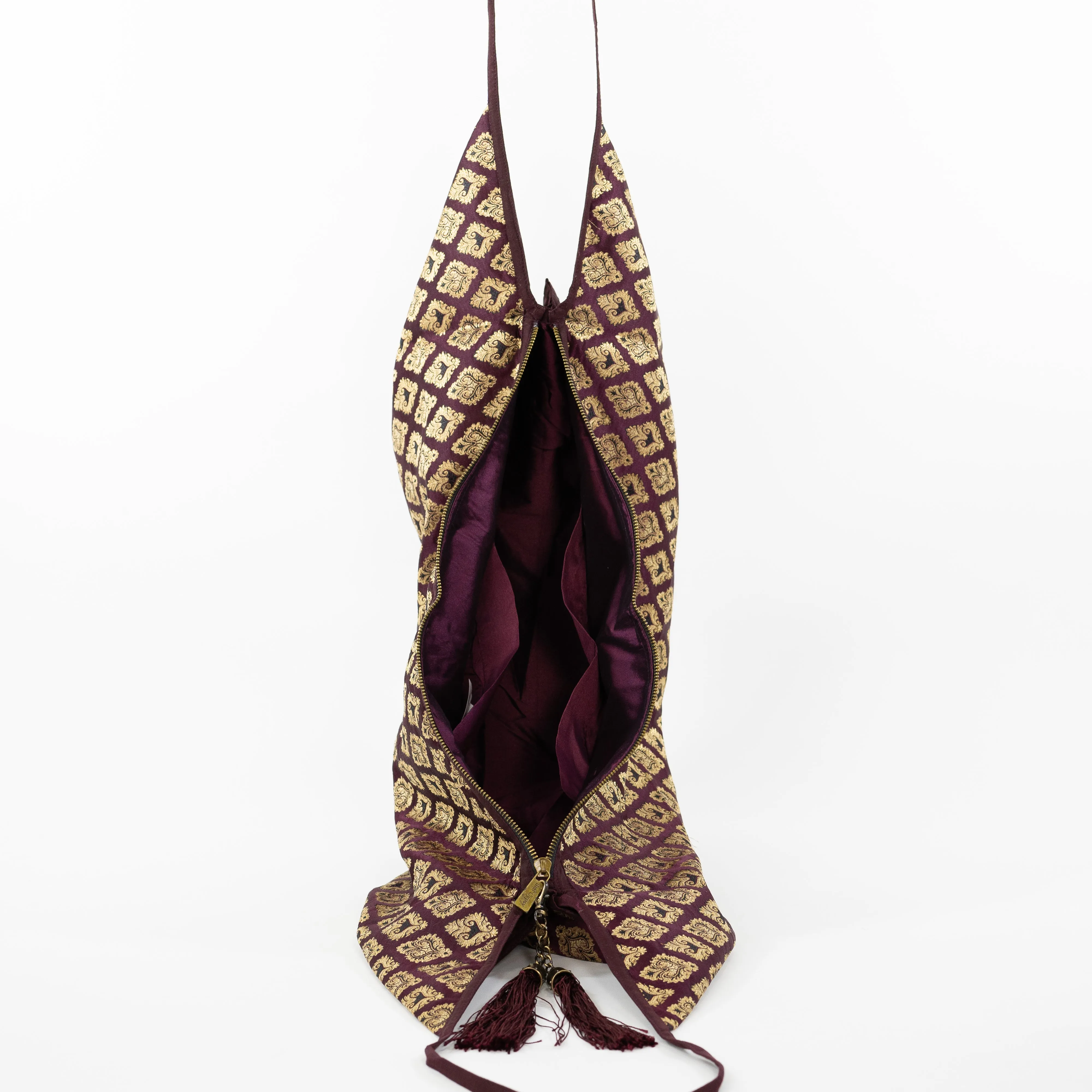 Bridal Wine Red | Banaras Jhola