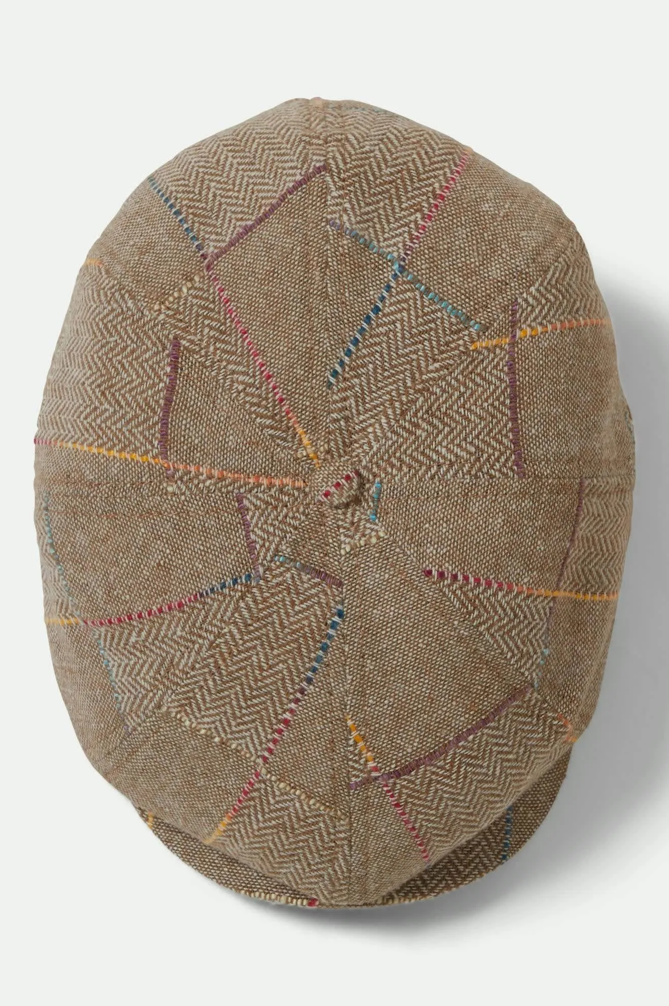 Brood Newsboy Cap - Tan/Multi