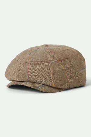 Brood Newsboy Cap - Tan/Multi