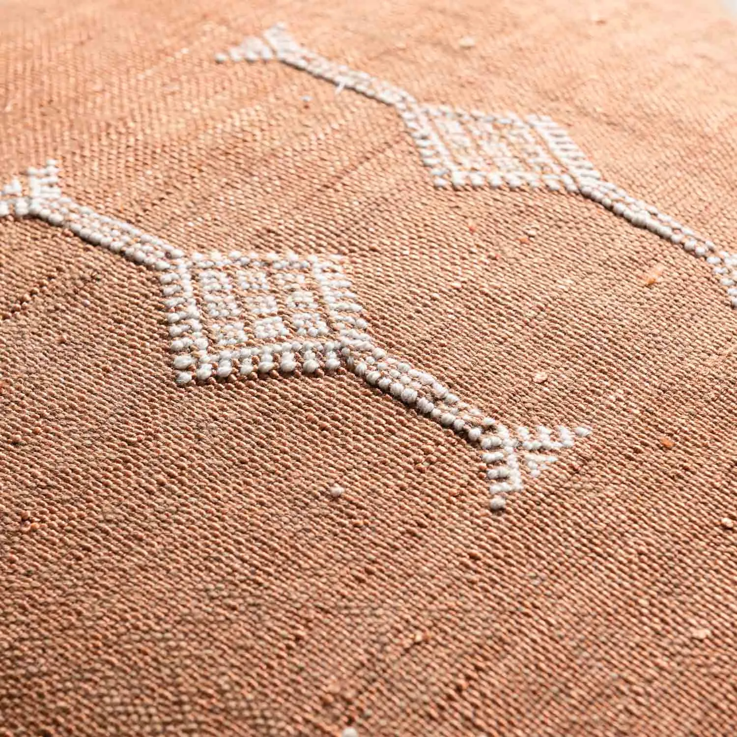 Brown Cactus silk pillow cover