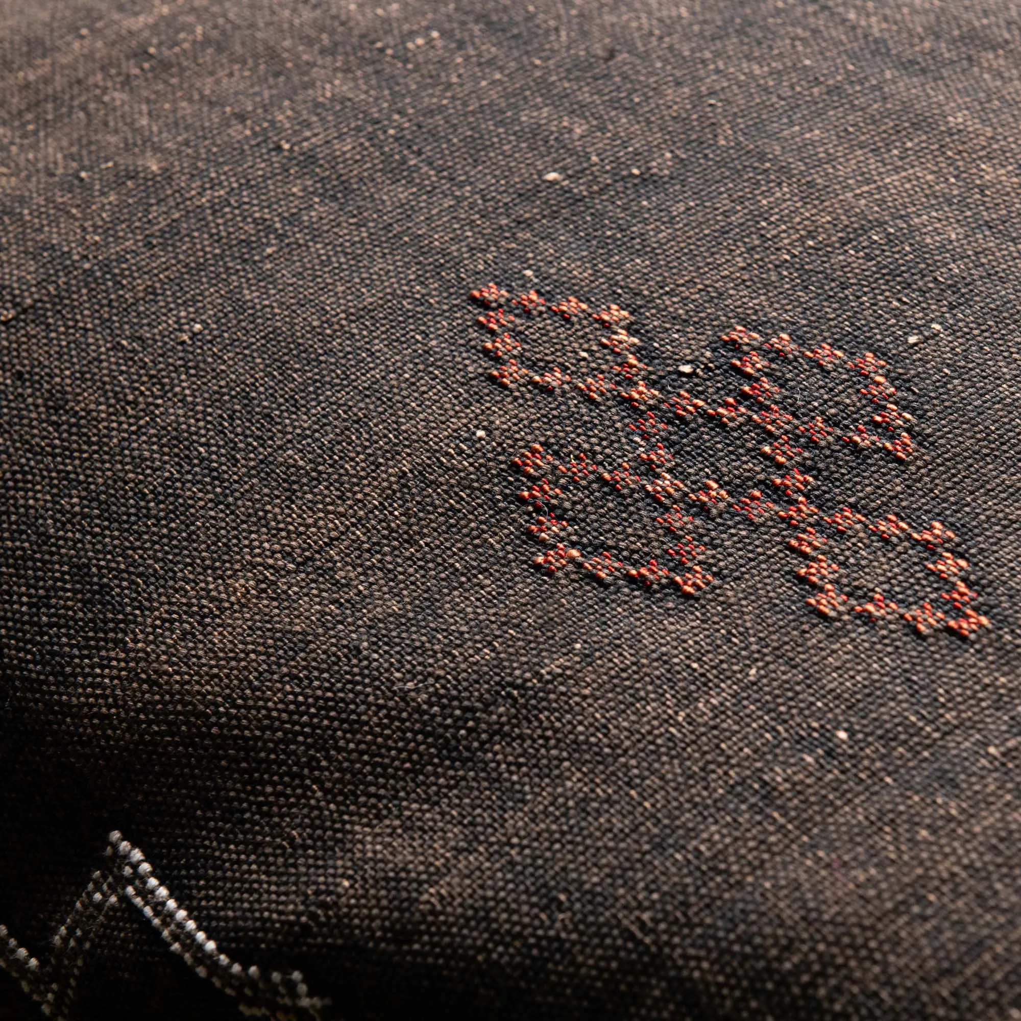 Brown Cactus silk pillow cover