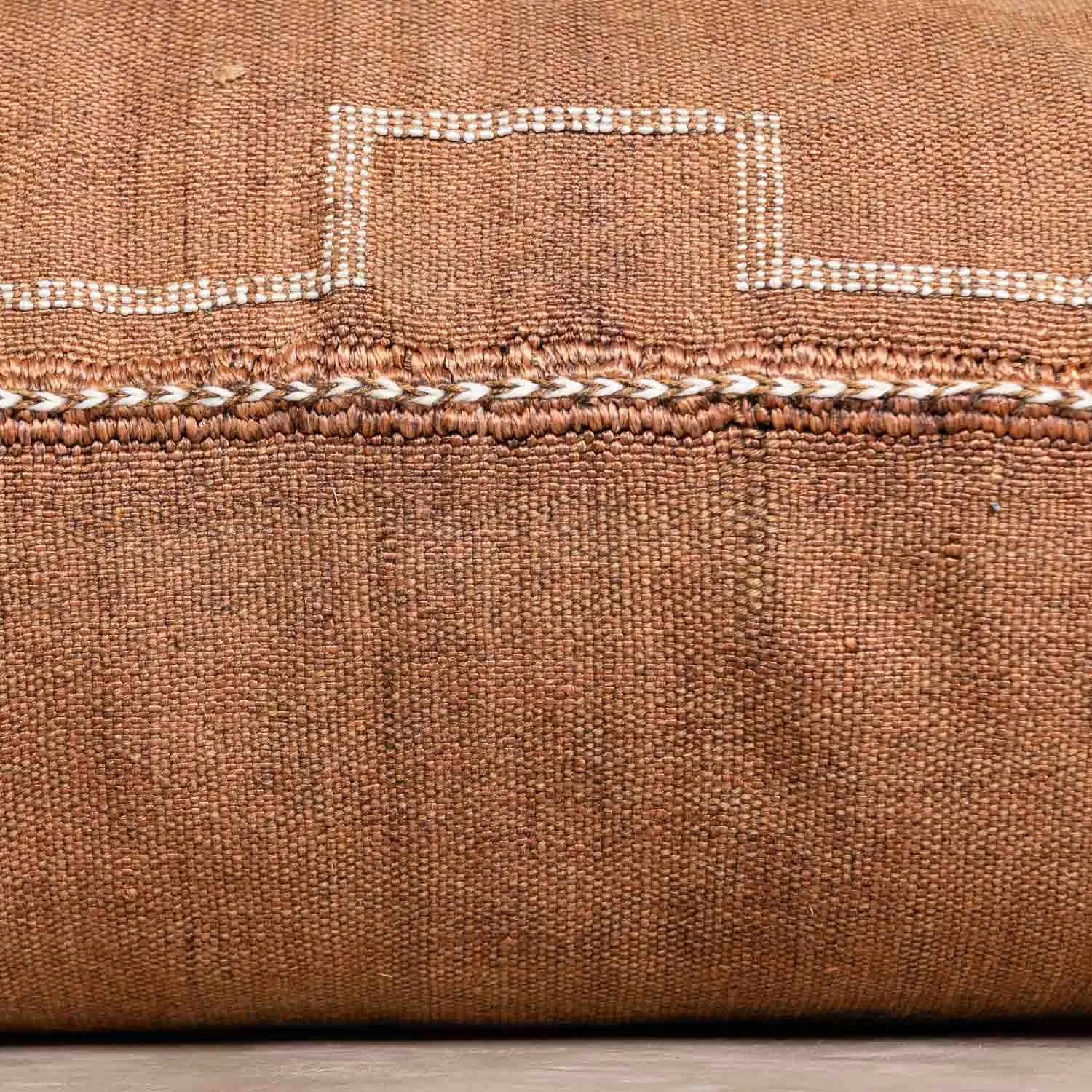 Brown Cactus silk pillow cover
