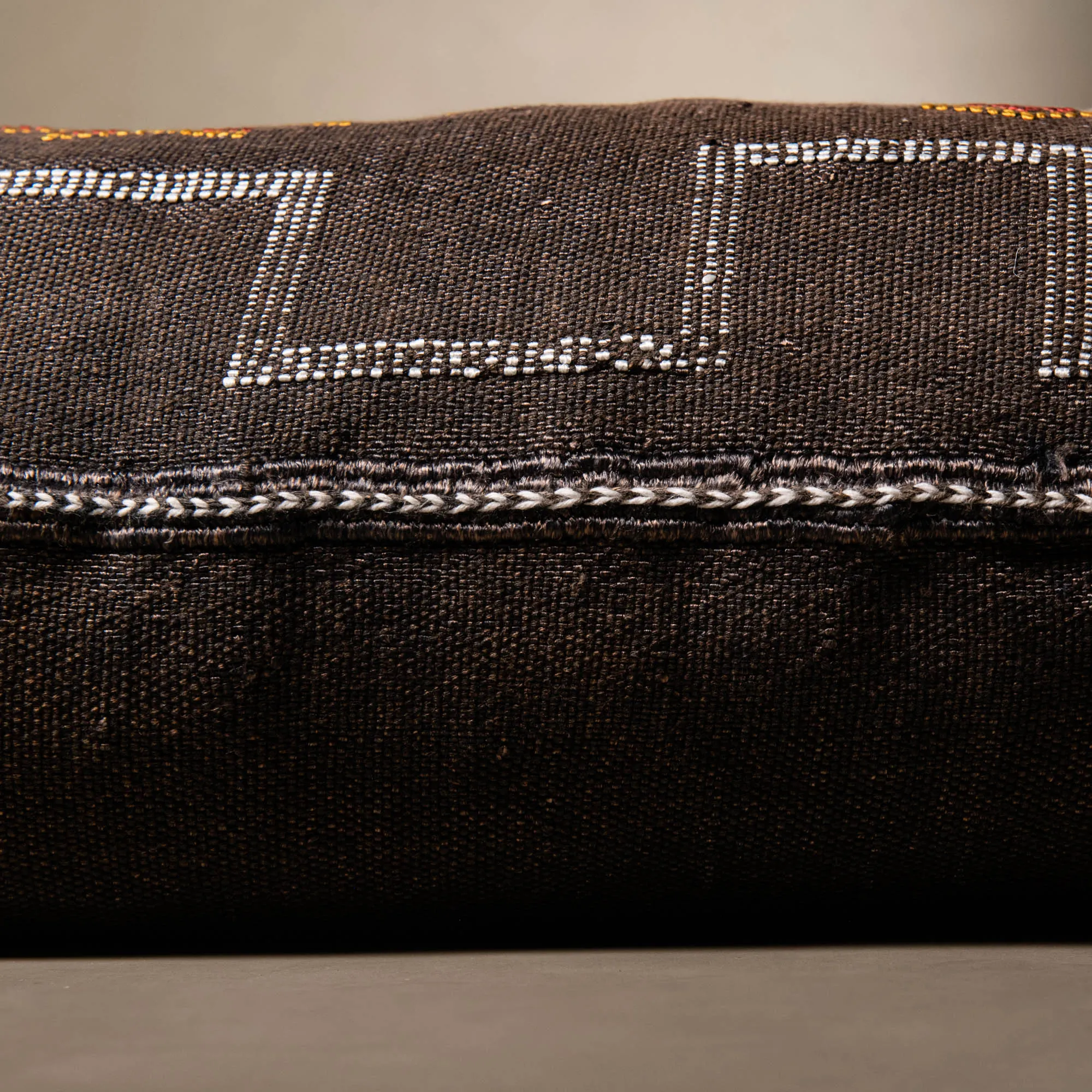 Brown Cactus silk pillow cover