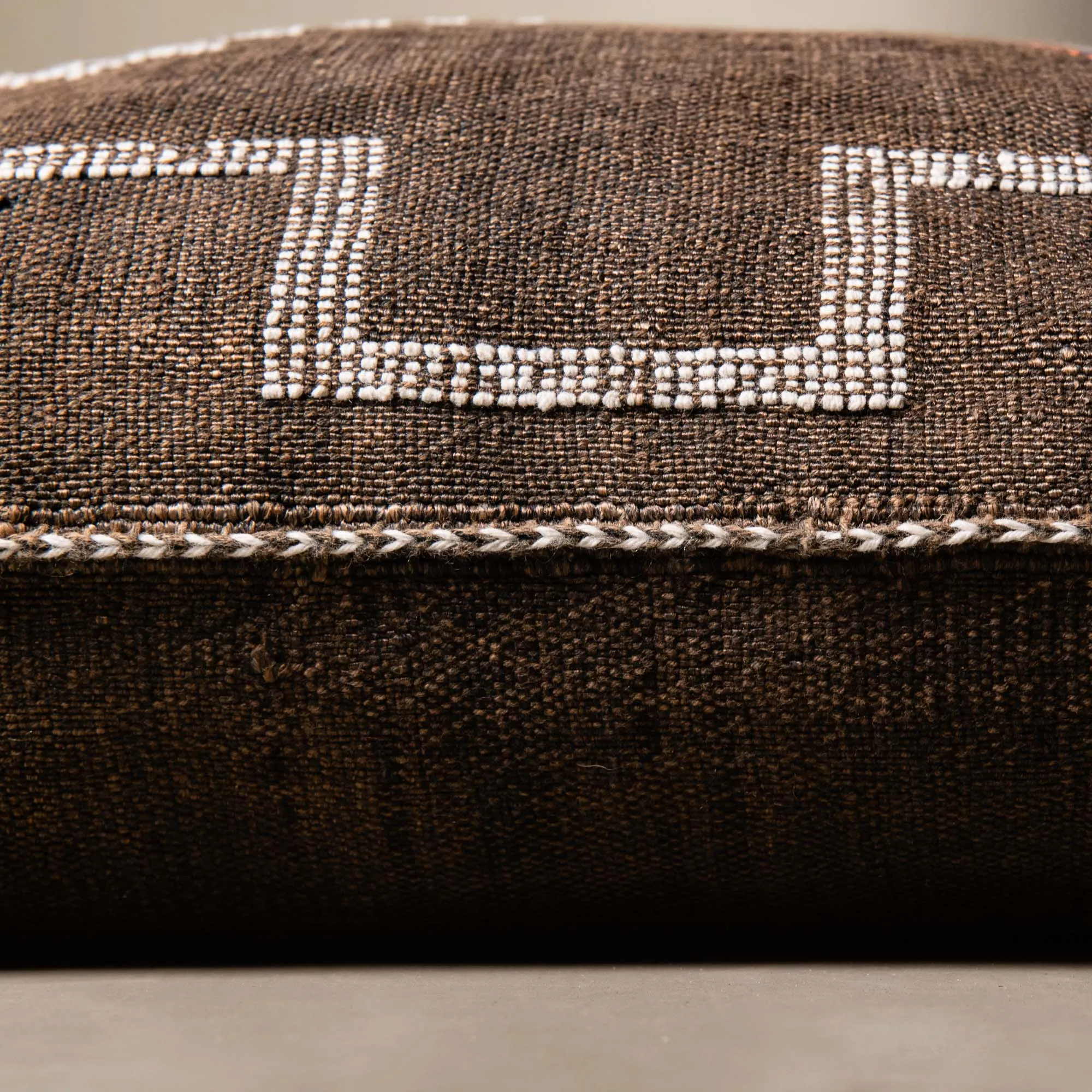 Brown Cactus silk pillow cover