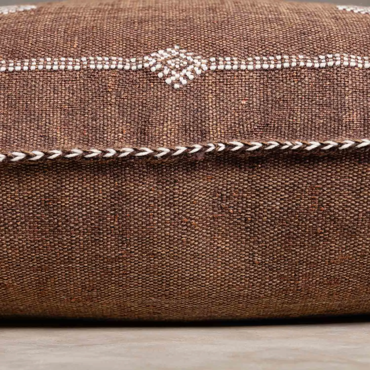 Brown Cactus silk pillow cover