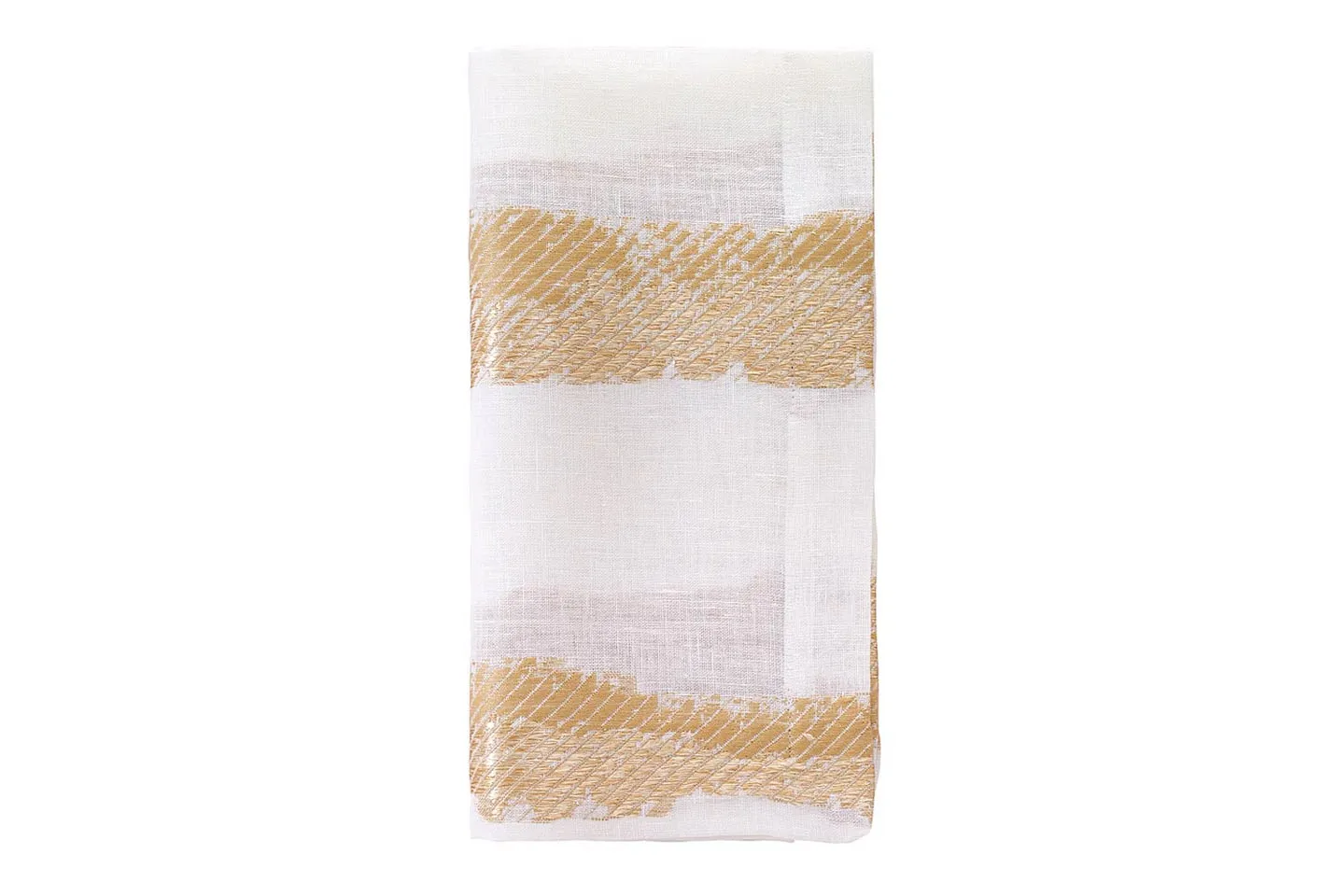 Brushstroke Napkin Gold