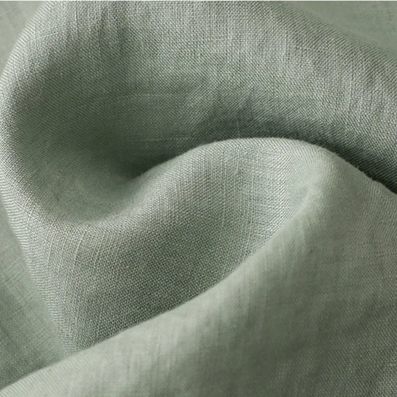 Buddha Stones Casual Plain Button Crew Ruffle Neck Short Sleeve Cotton Linen Women's Maxi Dress With Pockets
