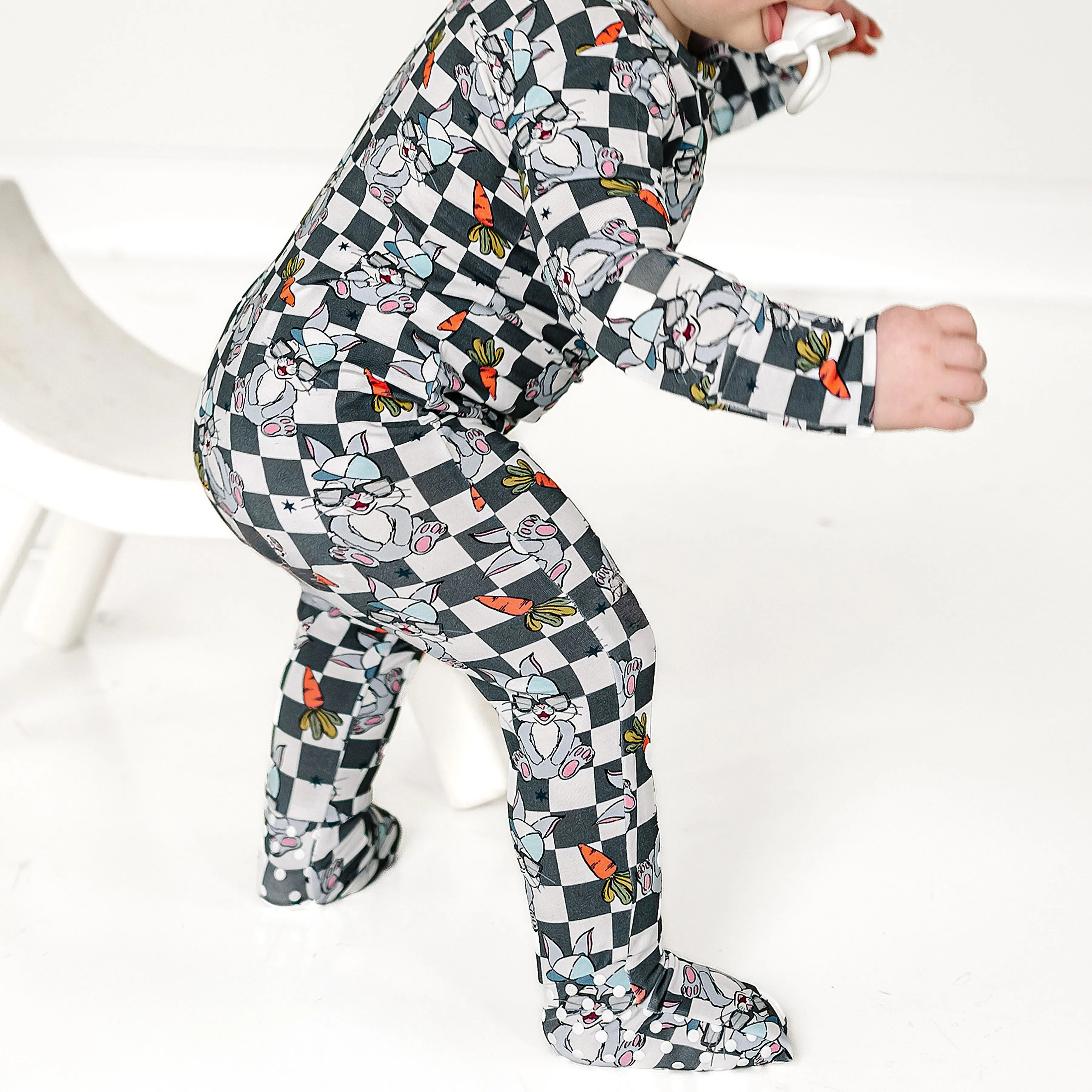Bunny Hop Dreams Convertible Footie