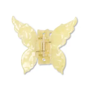 Butterfly Claw Clip - BUTTER YELLOW
