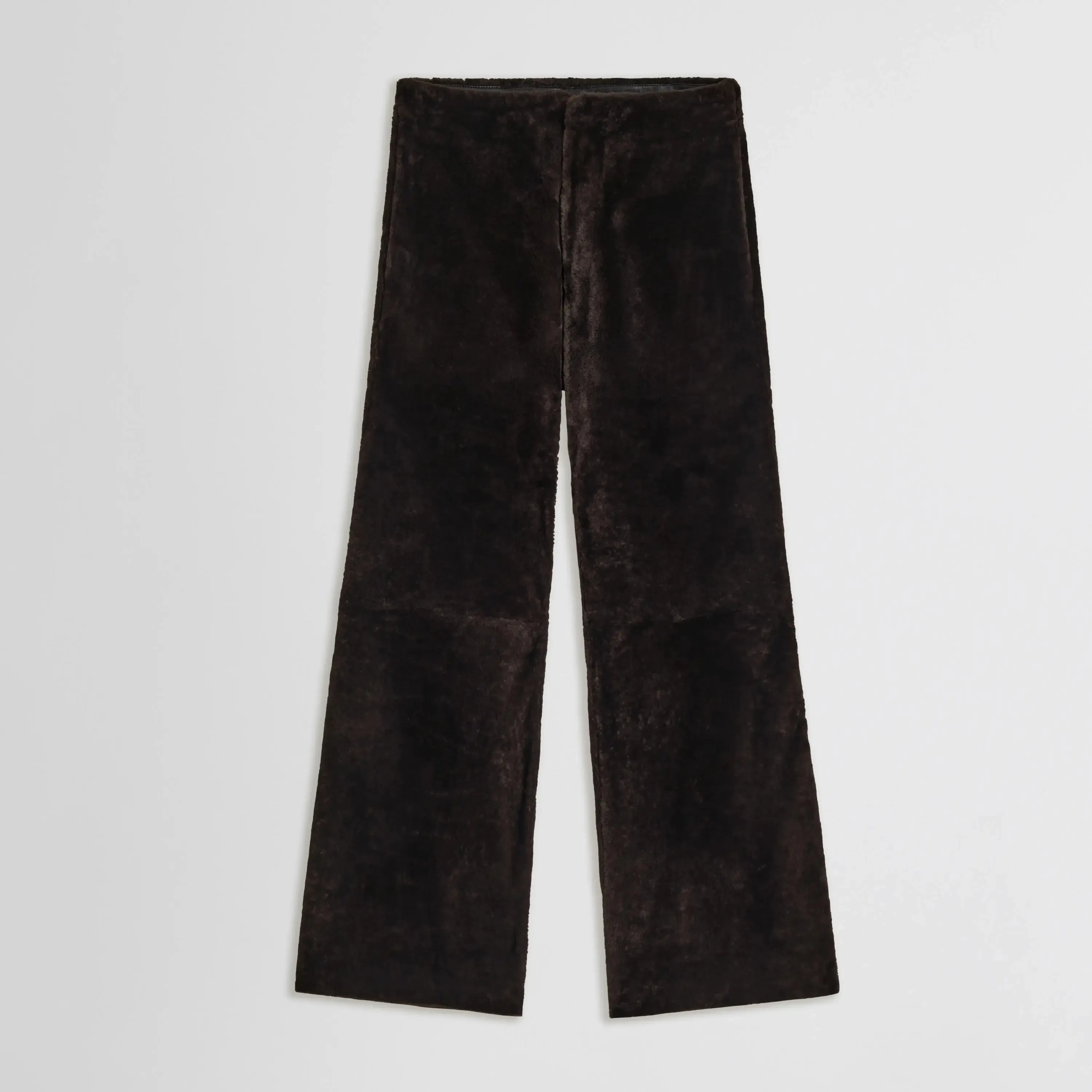 BUZZED TROUSERS | caviar shearling